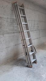Scala in alluminio, allungabile. 