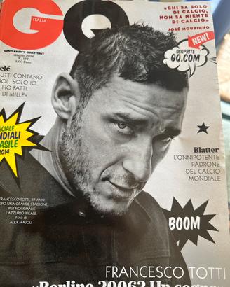 GQ Italia – Giugno 2014, N. 177 – Francesco Totti