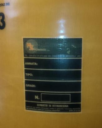 Cisterna vetroresina x alimentari 300 L