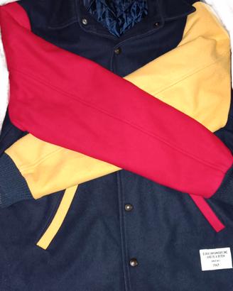 Ejxiii Giacca Varsity College Color-Block - L