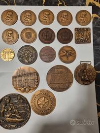 Lotto Medaglie Commemorative Bronzo - Leonardo da 
