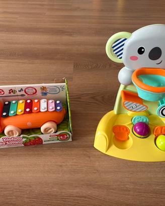 L2 giochi educativi bimbo xilofono + canestra koal