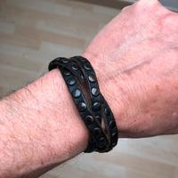 Bracciale pelle intrecciata HTC