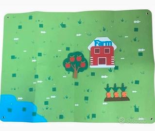 Lavagna Gioco Feltro Fattoria 101x75 cm