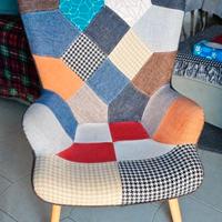 Poltrona stile scandinavo Ikea/Jysk - ben tenuta!