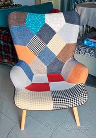 Poltrona stile scandinavo Ikea/Jysk - ben tenuta!