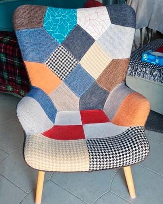 Poltrona stile scandinavo Ikea/Jysk - ben tenuta!