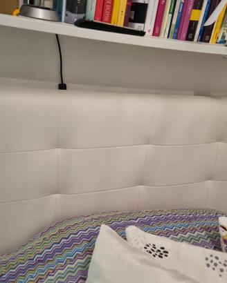 Letto 1 piazza e mezzo con contenitore