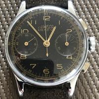 Universal Genève Uweco Compax Black Dial - Raro