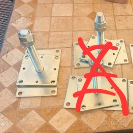 1 Porto pilastro regolabile per travi
