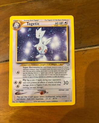 Togetic pokemon 60/hp 16/11