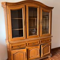 Mobiletto vetrina  di legno