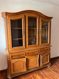 Mobiletto vetrina  di legno