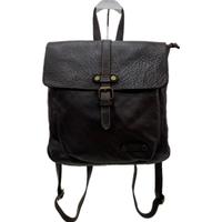 Zaino in vera pelle uomo donna 31x30x10 cm