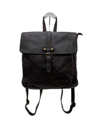 Zaino in vera pelle uomo donna 31x30x10 cm