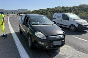 Fiat Punto Evo Natural Power incidentata