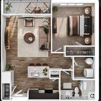 Bilocale confortevole e luminoso a malnate