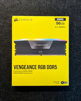 RAM Corsair Vengeance RGB DDR5 96GB (4x24GB)