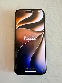 Iphone 15 pro 128 gb batteria 100%
