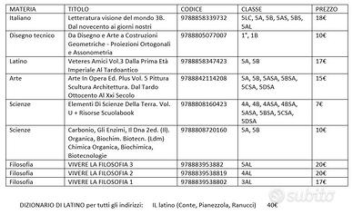 LIBRI LICEO SCIENIFICO