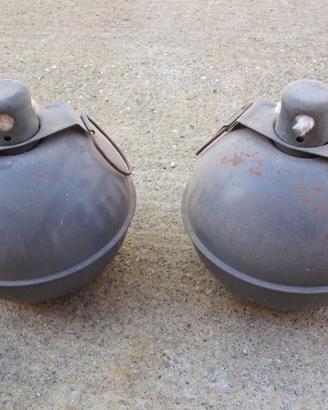 2 Torcia antica di segnalazione  cherosene lampada