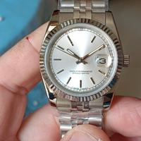 orologio automatico Dial Silver 