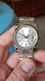 orologio automatico Dial Silver 