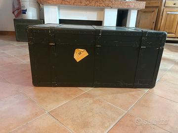 Baule militare in legno