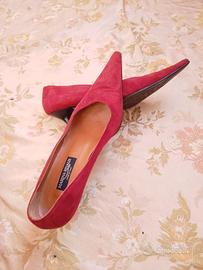 Décolleté marina rinaldi pelle rosso 39