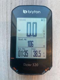 Bryton Rider 320E, Ciclo computer con GPS.