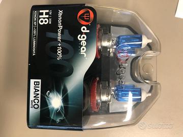 KIT LAMPADINE H8 12V PER AUTO EFFETTO LUCE BIANCA