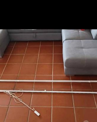 Bastone tenda doppio in alluminio 