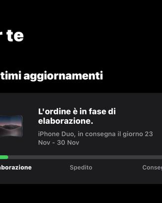 Apple iPhone Duo 256 GB Blu Cielo Notturno Nuovo
