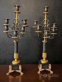 Coppia di Candelabri Francia
