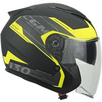 Casco cgm daytona apache nero / giallo fluo