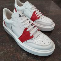 Scarpe Uomo Sneakers Bianca N.43