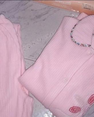 Pigiama donna invernale Ines woman tg 44 rosa 