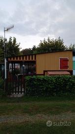 Roulotte con Casetta in legno