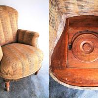 ANTICA POLTRONA Luigi Filippo (comoda) tardo 800