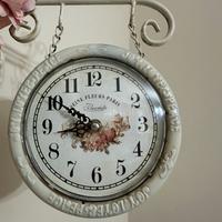 Orologio Shabby chic doppio quadrante