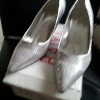 Scarpe argento Baixa nuove