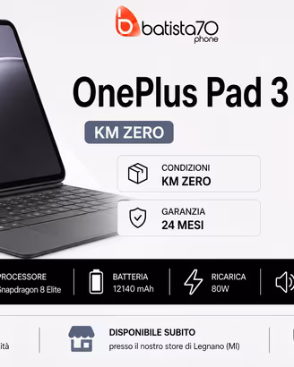OnePlus Pad 3 con Keybord Cover originale