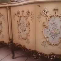 mobile  e specchiera vintage barocco veneziano 