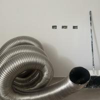 canna fumaria tubo flessibile diametro 200 mm