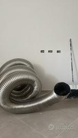 canna fumaria tubo flessibile diametro 200 mm