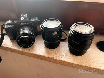 YASHICA AF200 +lenti