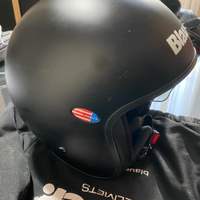 Casco Moto Jet Blauer Pilot 1.1 HT In Fibra M TG S