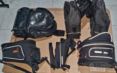 Borsa serbatoio e Borse laterali Givi e Ktm