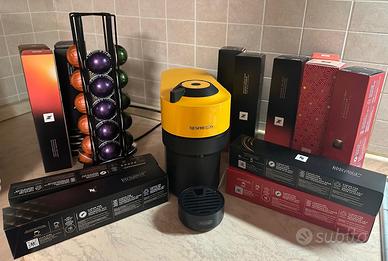 Nespresso vertuo con set di capsule