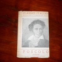 Libro Foscolo con studio di Carlo Cattaneo 1930